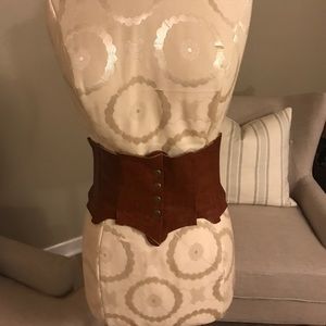 Extra small brown corset