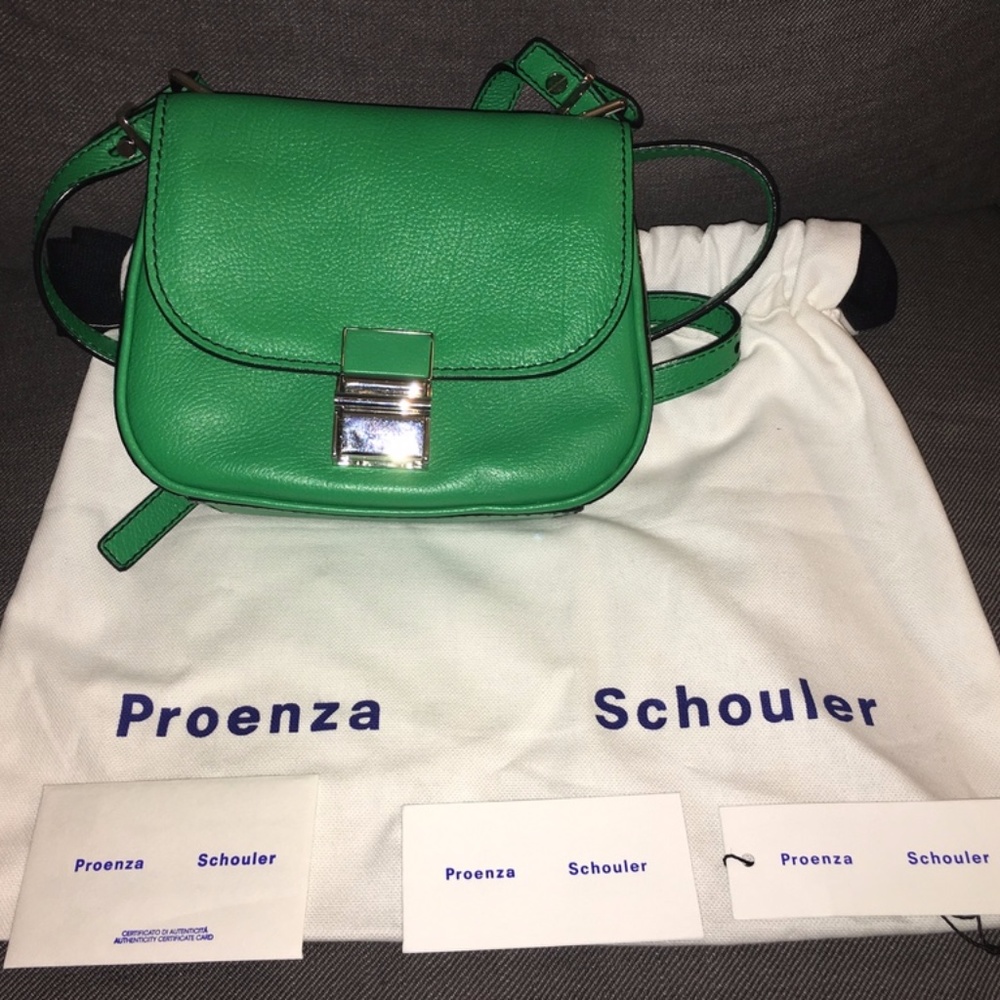 Proenza Schouler Kent Green Cross Body Bag