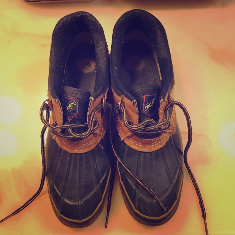 Vintage Sporto Duck Loafers.