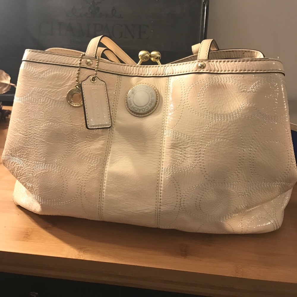 Coach | Cream | Bag | 3 pockets | Large |