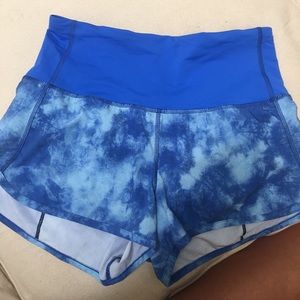 High waisted speed shorts