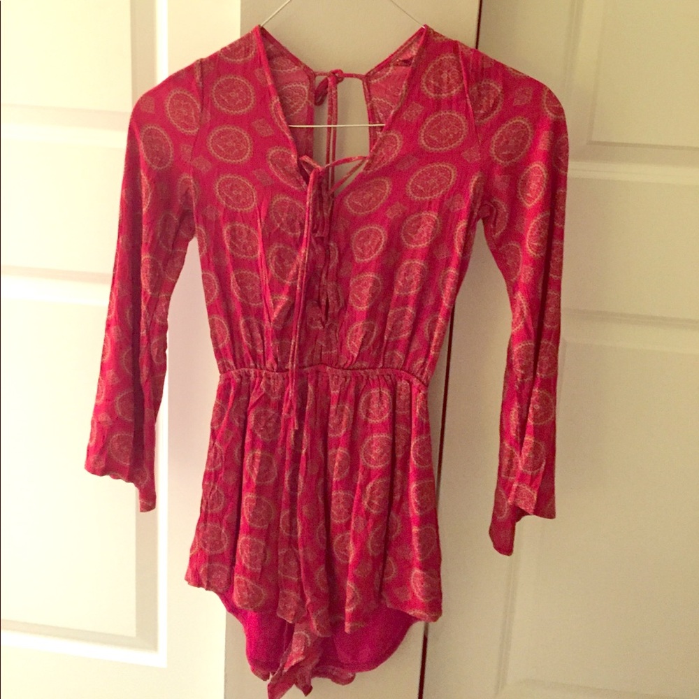 Red romper!