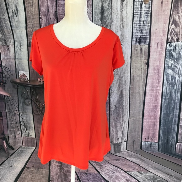 Orange S/S Blouse - Picture 3 of 6