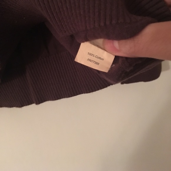 J. Crew V-Neck Brown Sweater - Picture 4 of 4