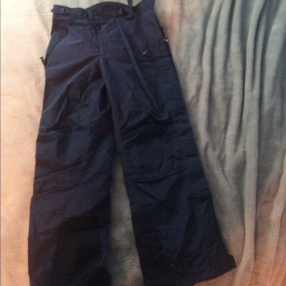 Blue ski pants