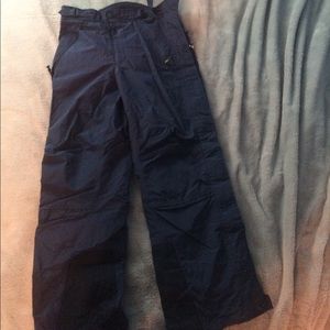Blue ski pants