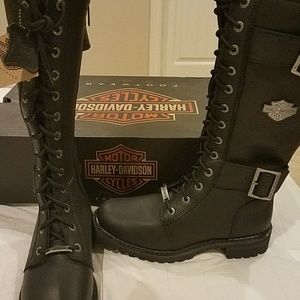 Harley Davidson boots women's black new