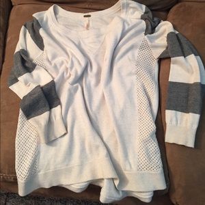 Cream and Grey Sweater