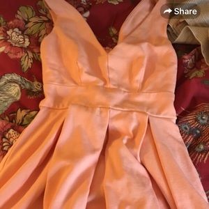Peach dress