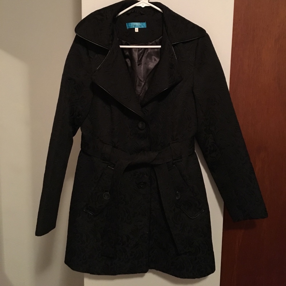 Black trench coat