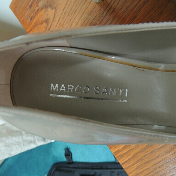 Cream patent high heel Platform NWOT - Picture 5 of 7