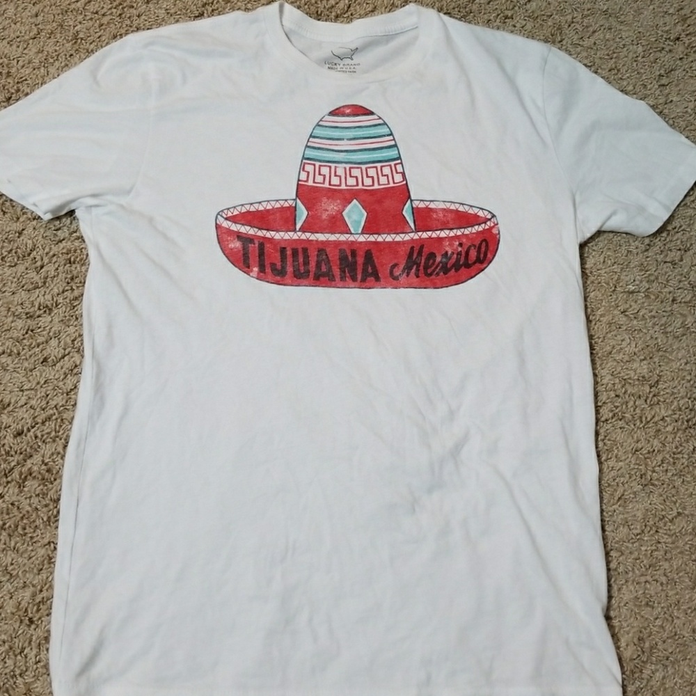 Lucky Brand graphic tee shirt men's small