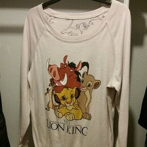 Women's reversible Lion King long sleeve shirt