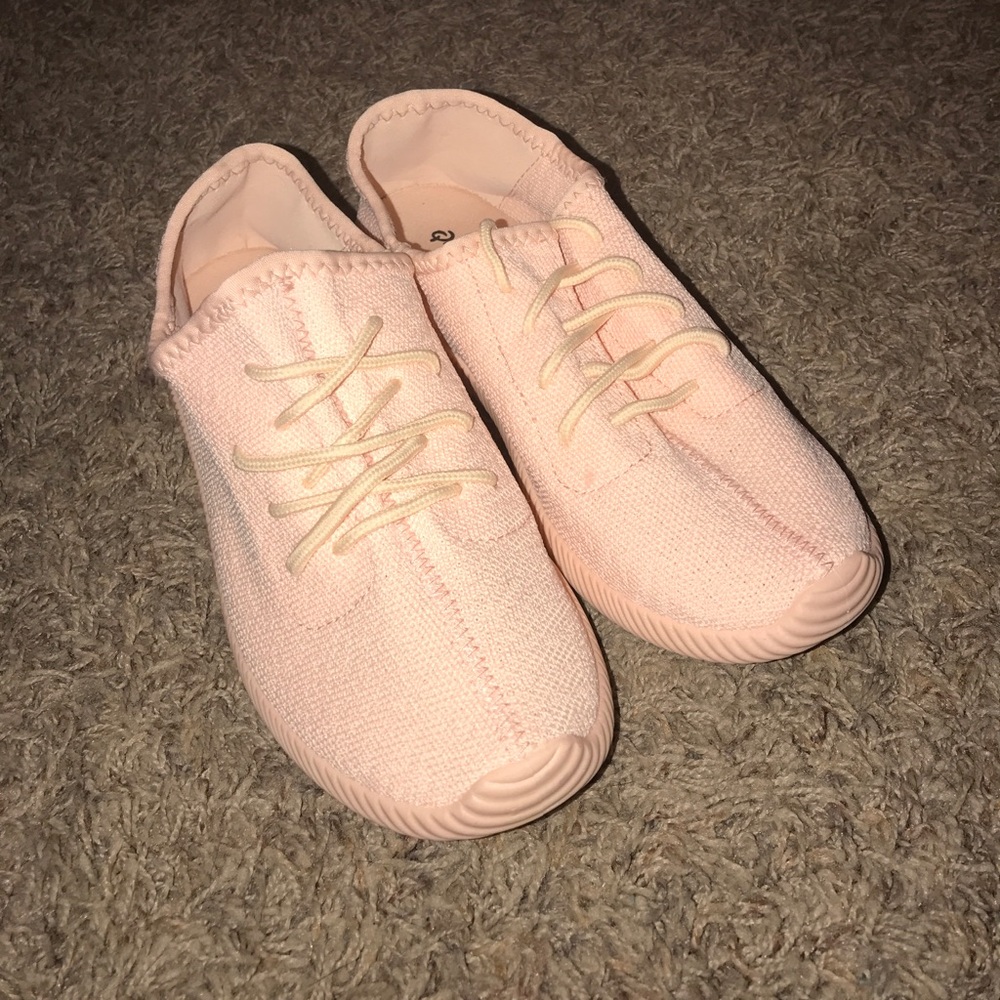 Light pink sneakers
