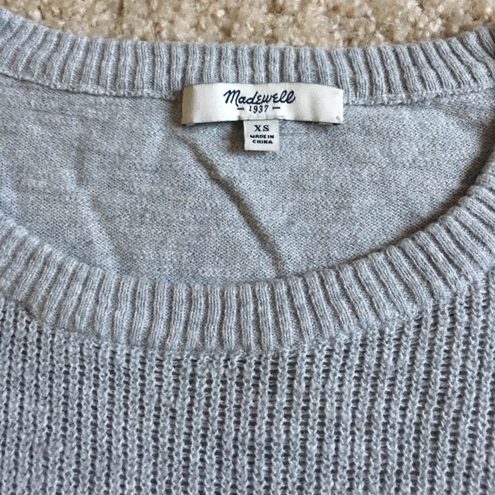 Madewell Cobblewalk Pullover Sz XS - Picture 7 of 8