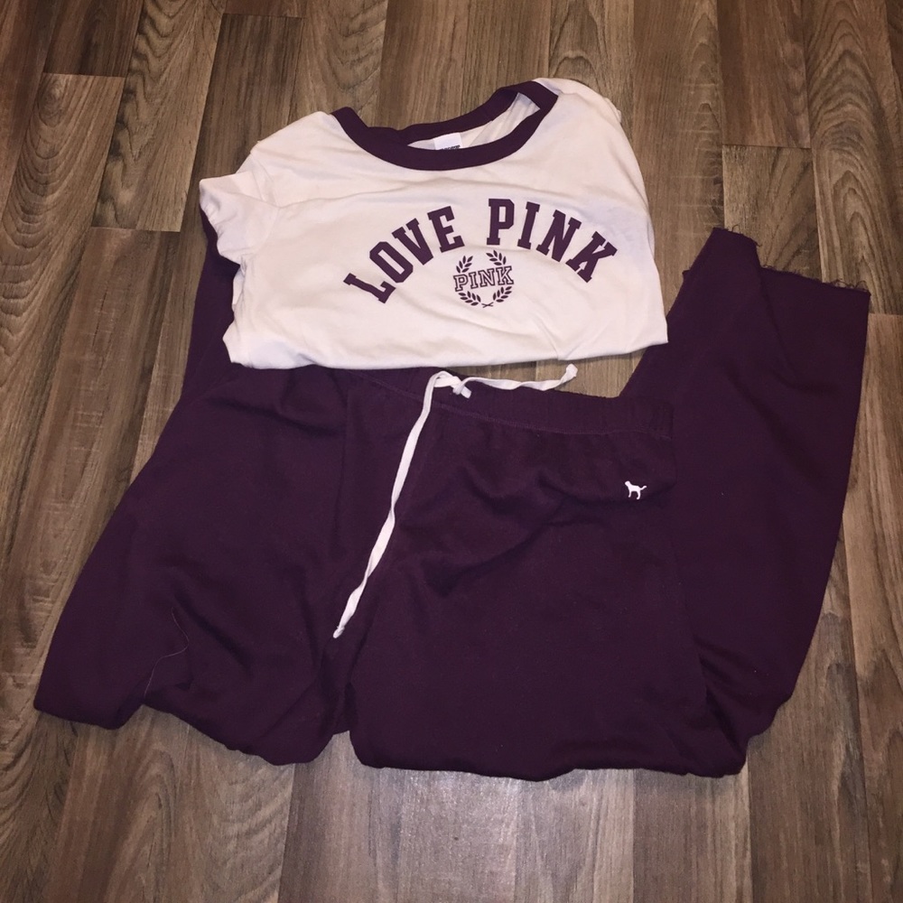 never worn Pink! set