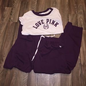 never worn Pink! set