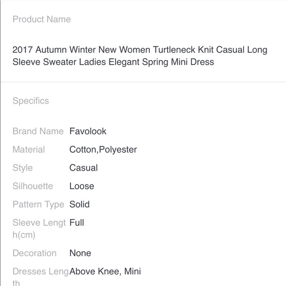 Trendy Stretchy turtleneck black dress - Picture 6 of 8