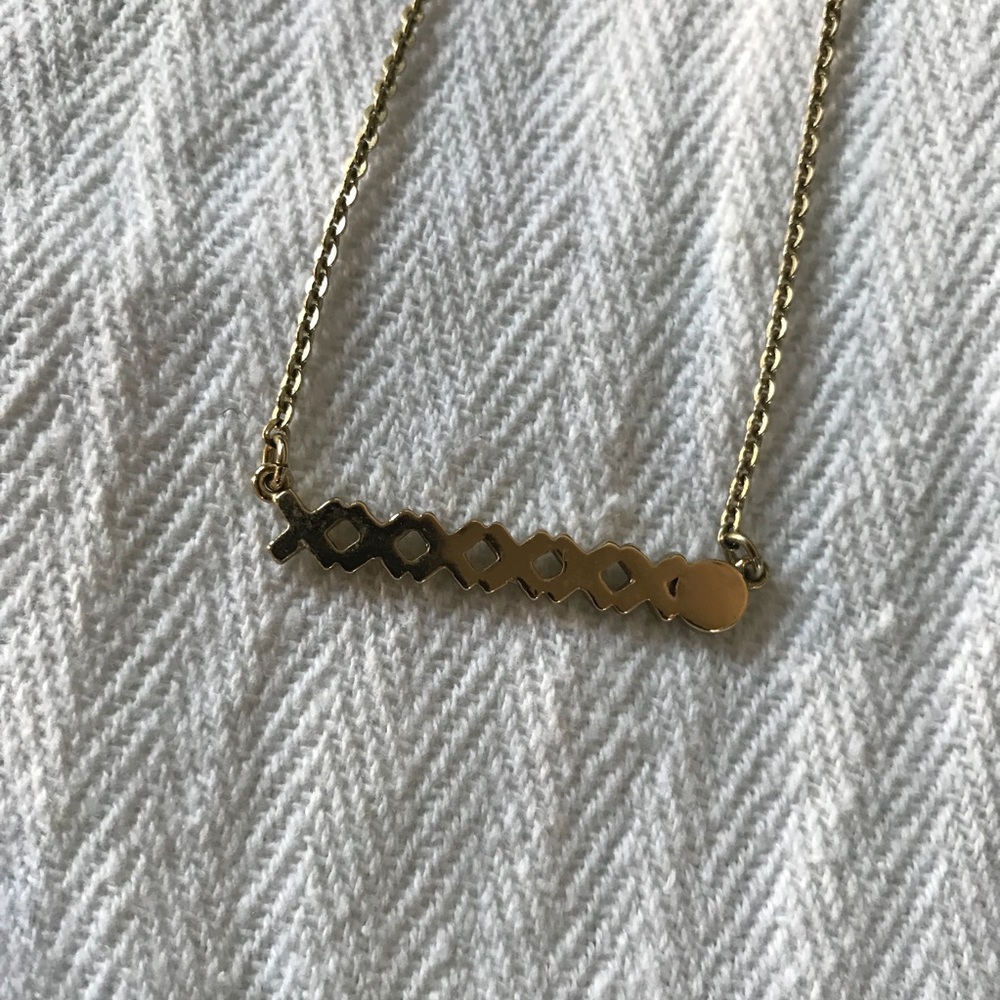 Kate Spade Saturday xxxxxxo necklace