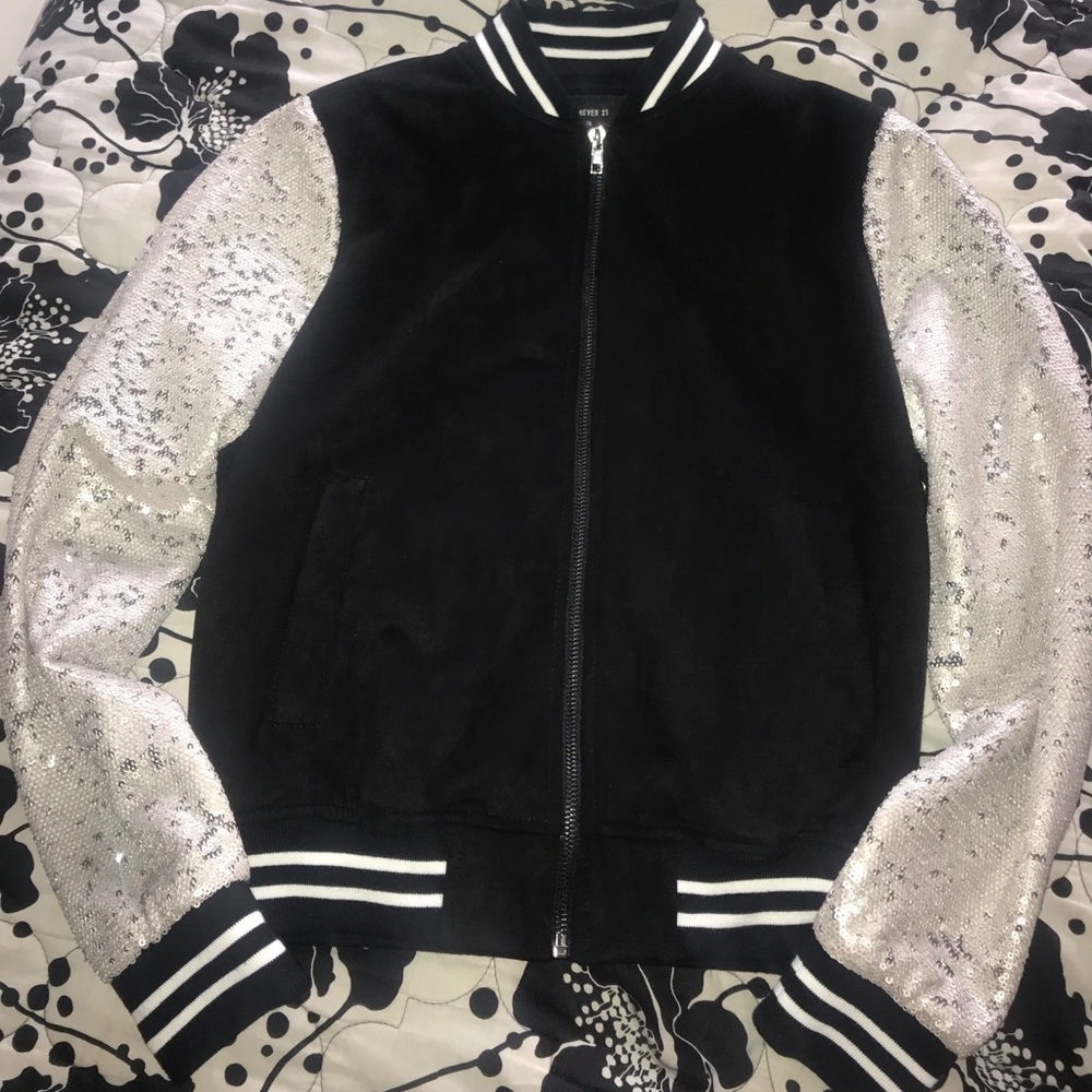 Never worn forever 21 bomber jacket
