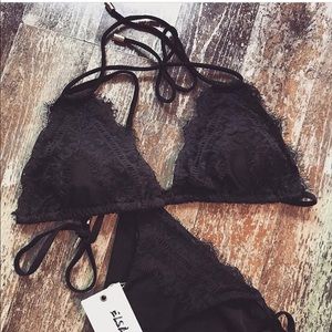 Elsa&Rose swimwear lace bikini top