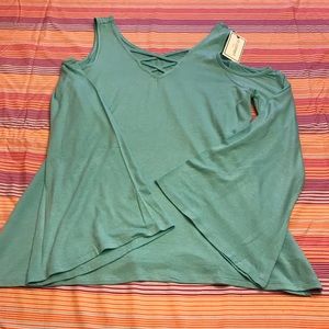 Long Sleeve with peek a boo shoulders