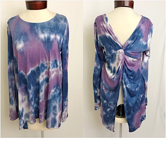 💥HOTSALE💥Gorgeous TieDye Knotted Back Tunic sold - Picture 2 of 6