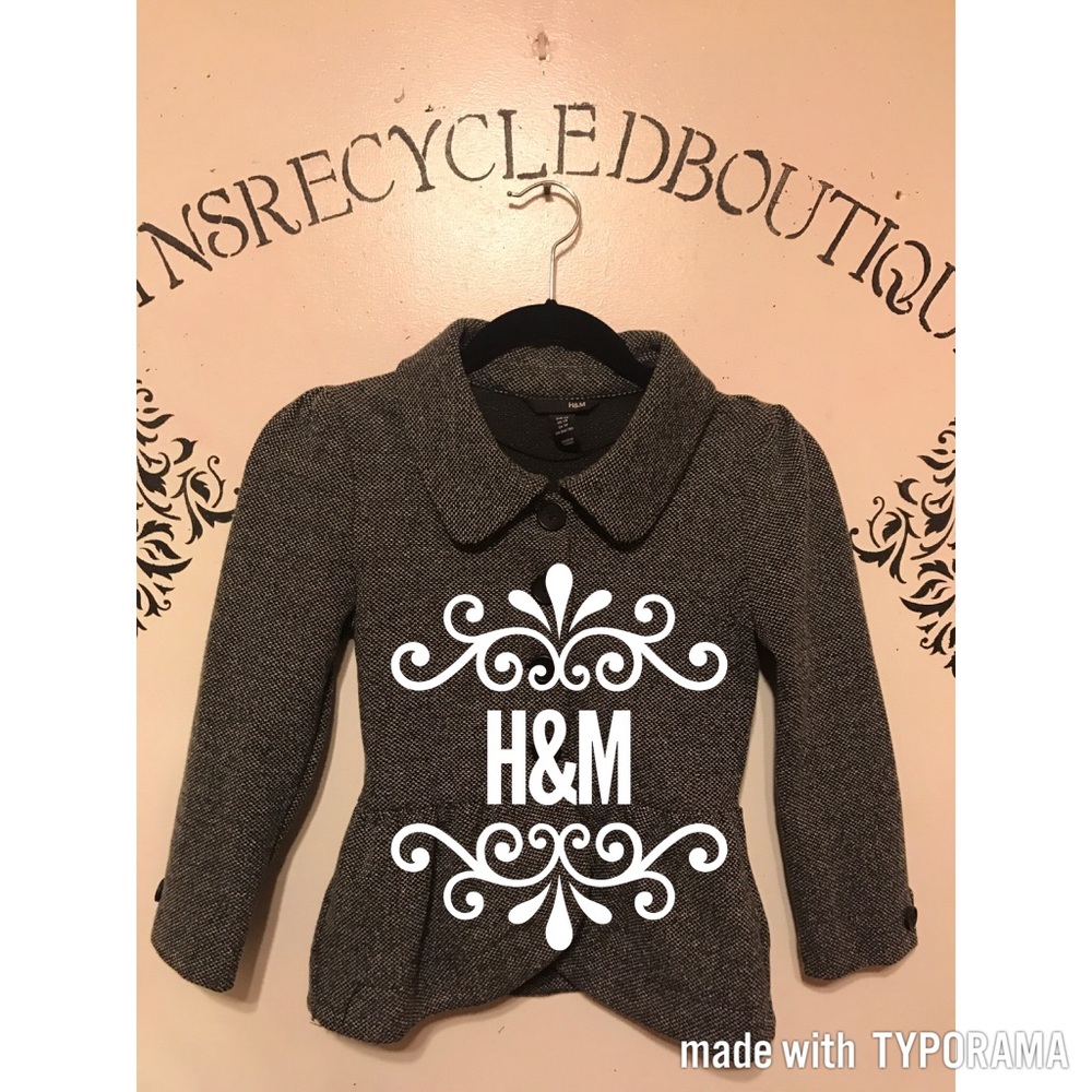 H&M 3/4 Sleeve Jacket! Size XSmall 😍