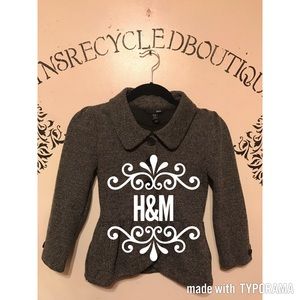 H&M 3/4 Sleeve Jacket! Size XSmall 😍