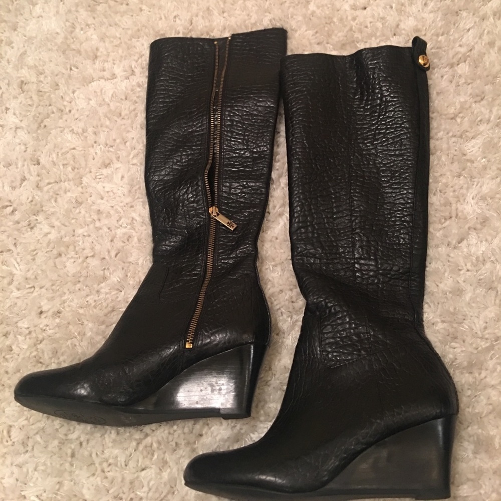 Tori Burch Wedge Boots