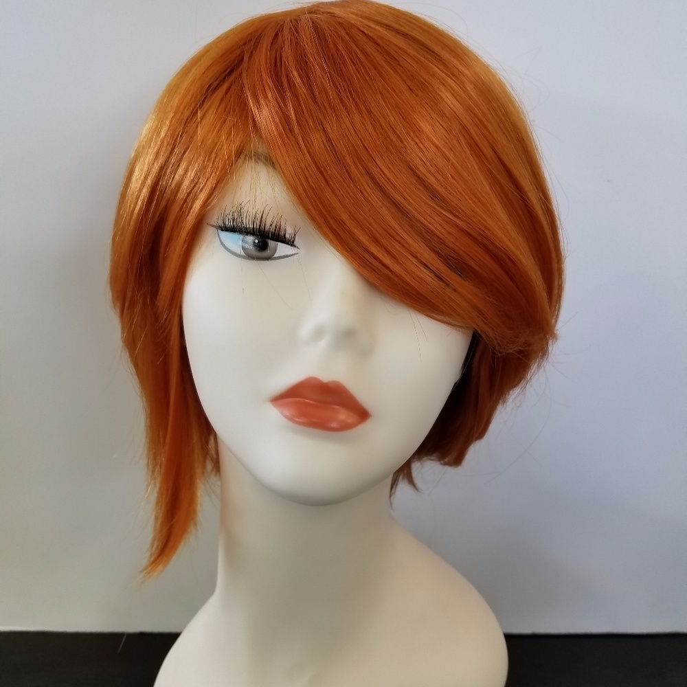 Trendy Burnt Red 100% Heat Resistant Synthetic Wig