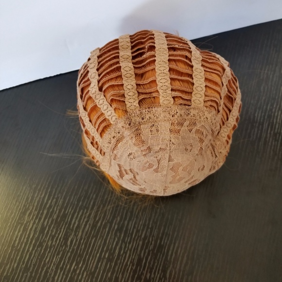 Trendy Burnt Red 100% Heat Resistant Synthetic Wig - Picture 7 of 7