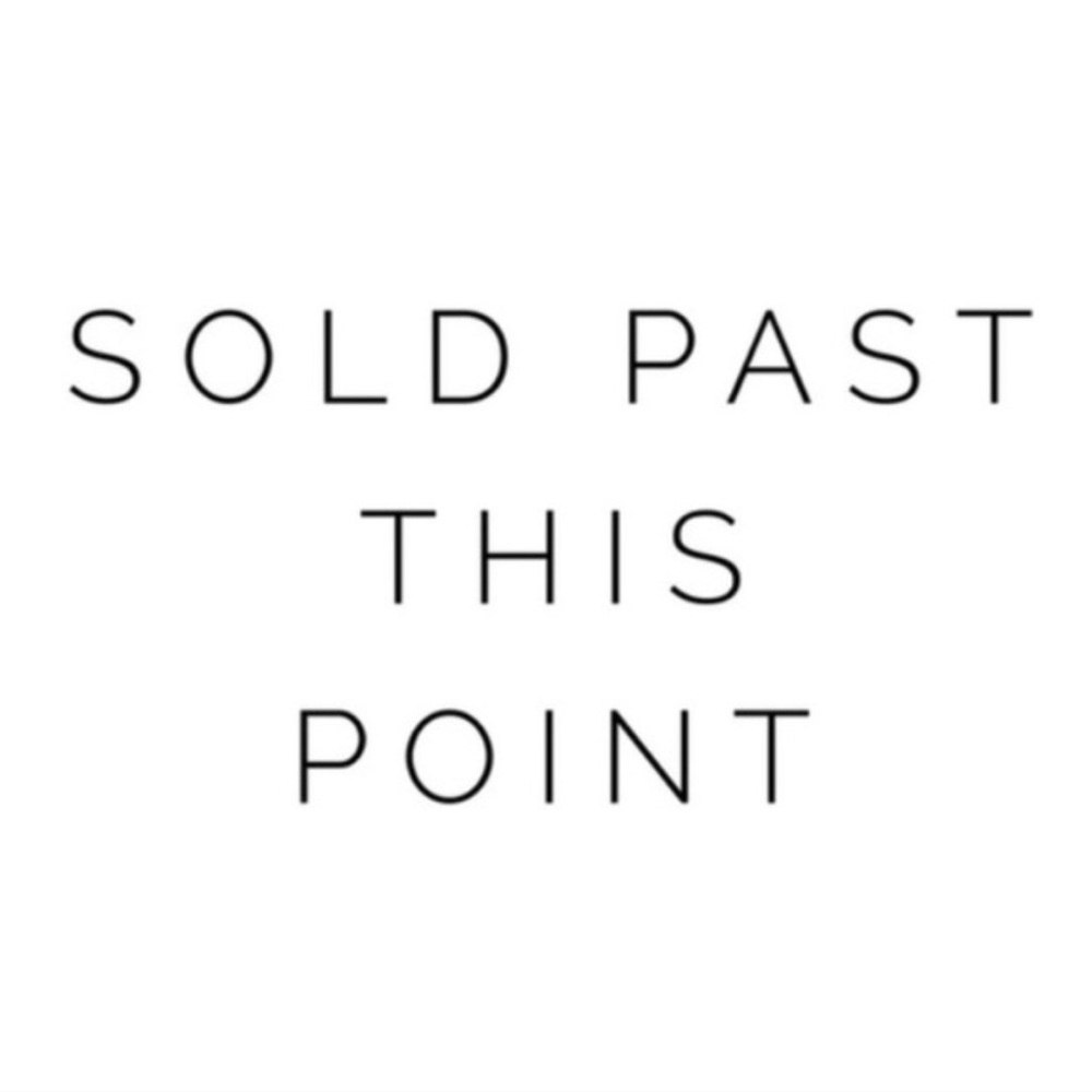 Everything listed is sold after this point