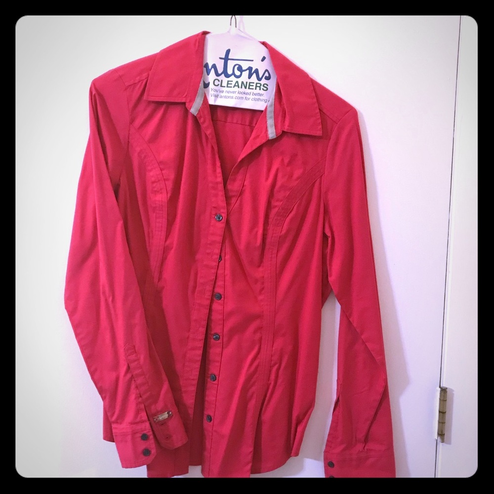 Original Ultimate Essential Shirt (S) Dark Pink