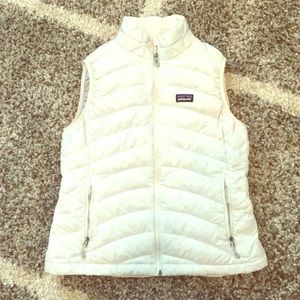 Great condition, white Patagonia down best