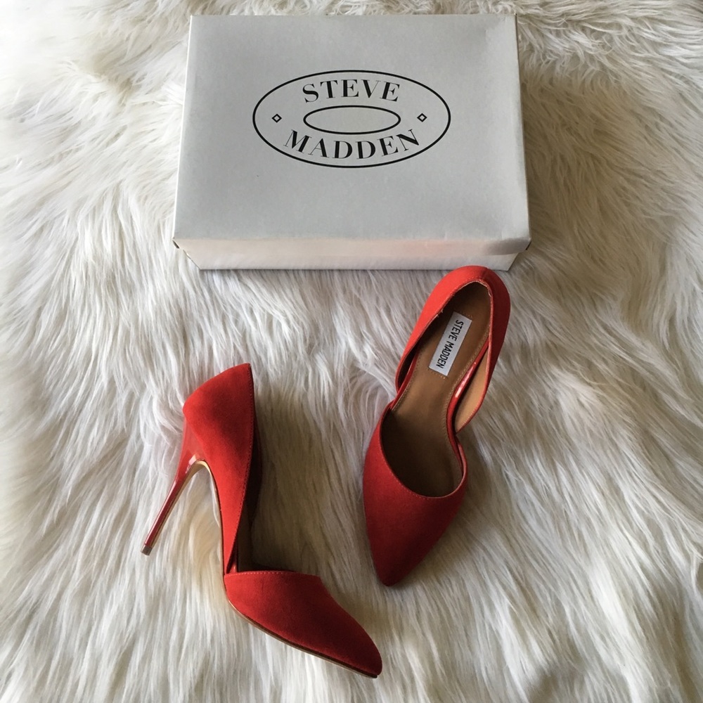 Steve Madden™ Red Suede High Heels