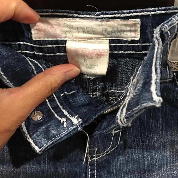Free planet size 8 denim shorts - Picture 5 of 5