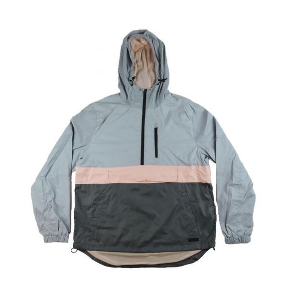 Other - Half Zip Windbreaker - Grey/Pink/Space Grey Other - Half Zip Windbreaker - Grey/Pink/Space Grey