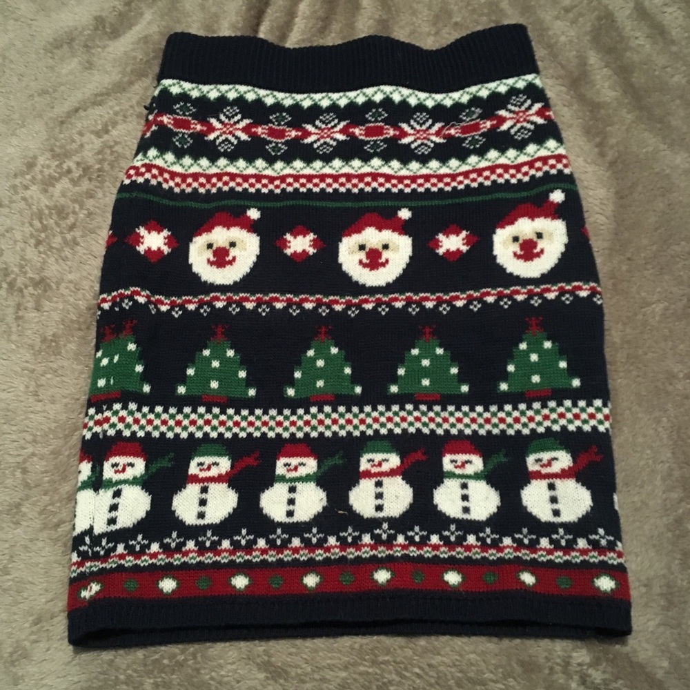 Christmas sweater skirt!