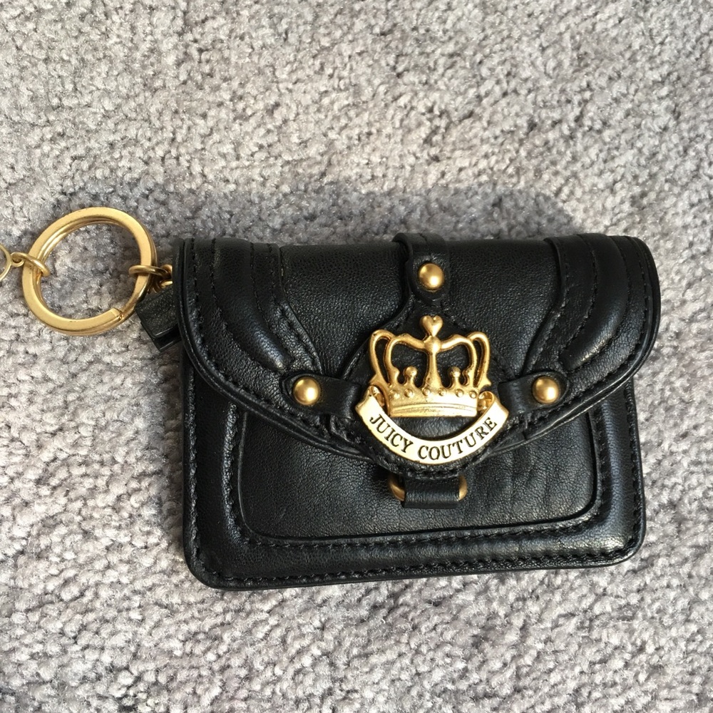 NWOT Juicy Couture card and coin purse w/ key ring
