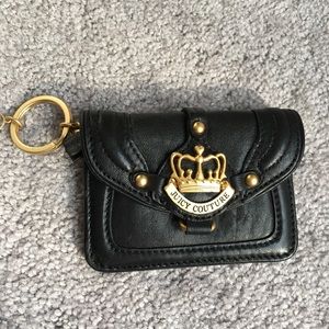 NWOT Juicy Couture card and coin purse w/ key ring