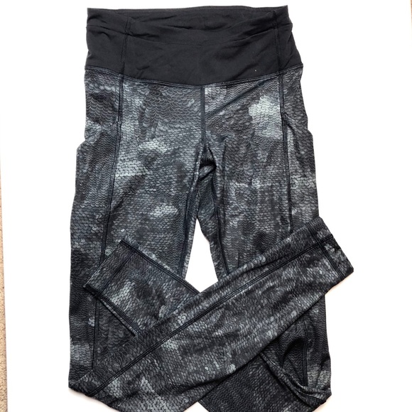 LULULEMON Snakeskin Sequins Speed Tights SOLD OUT - Picture 8 of 8