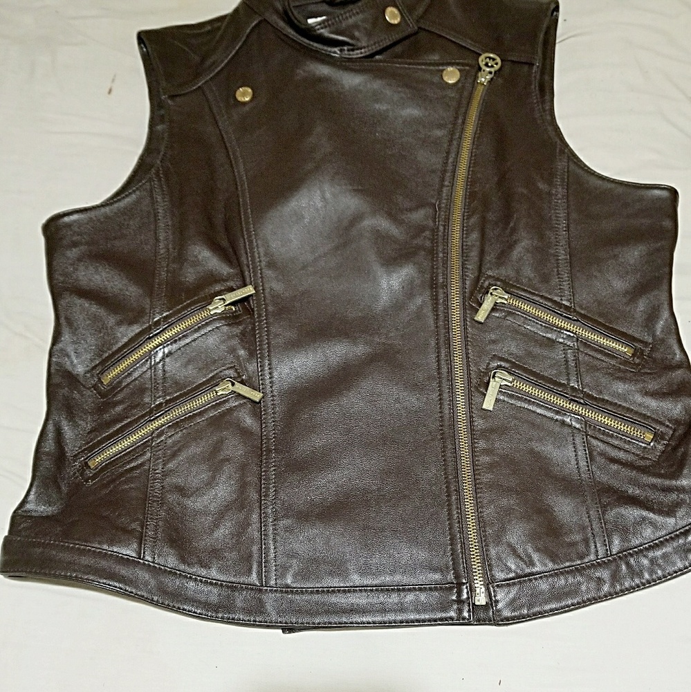 Lambskin Michael Kors vest