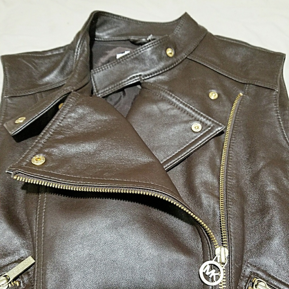 Lambskin Michael Kors vest - Picture 4 of 6