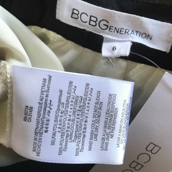 BCBGeneration Women's Striped Mesh Shorts - Picture 8 of 8