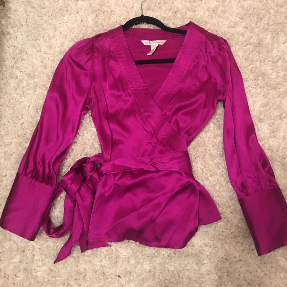 Diane Von Furstenberg Wrap Shirt