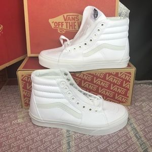 Kid vans size 5.0 true white