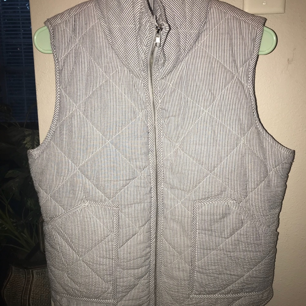 Seersucker Vest