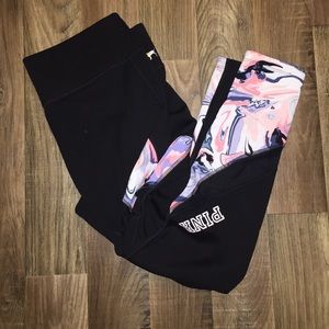 reversible pink leggings
