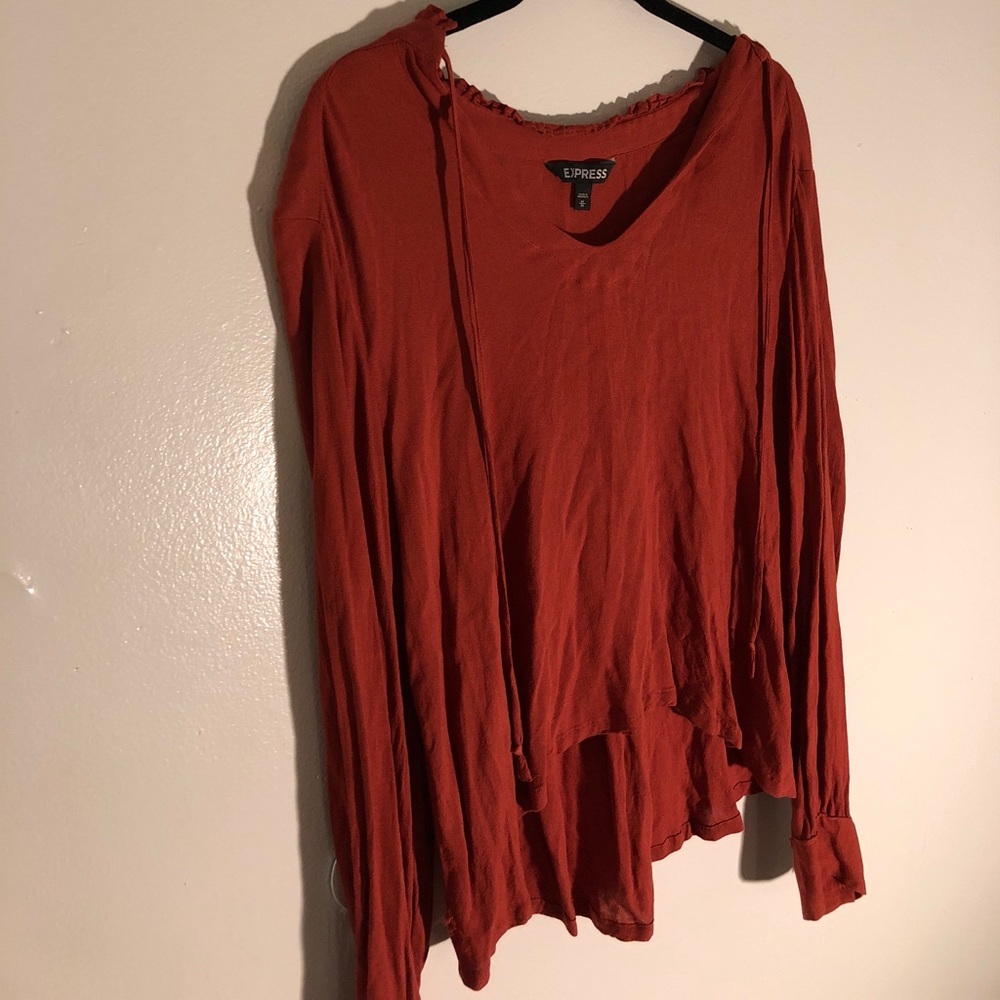 Dusty red EXPRESS blouse
